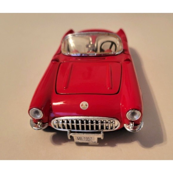 1957 Chevrolet Corvette 1/24 Diecast 327 Fuel Injection Roadster BBS Wheels - Picture 4 of 11
